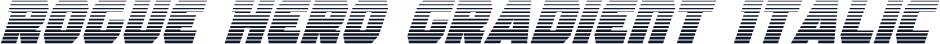 Rogue Hero Gradient Italic