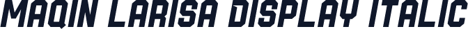 Maqin Larisa Display Italic
