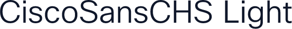 CiscoSansCHS Light