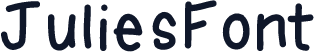 JuliesFont