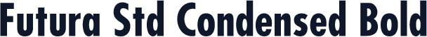Futura Std Condensed Bold