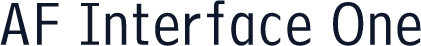 AF Interface One