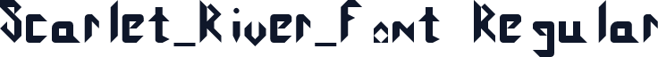 Scarlet_River_Font Regular