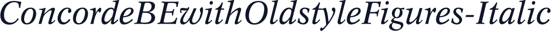 ConcordeBEwithOldstyleFigures-Italic