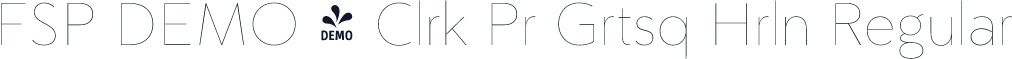 FSP DEMO - Clrk Pr Grtsq Hrln Regular
