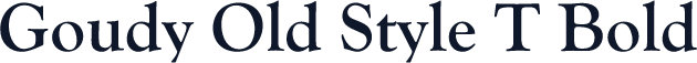 Goudy Old Style T Bold