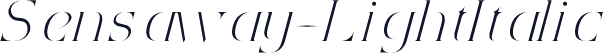 Sensaway-LightItalic