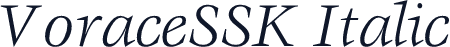 VoraceSSK Italic