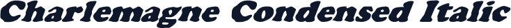 Charlemagne Condensed Italic