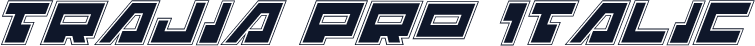 Trajia Pro Italic