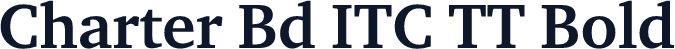 Charter Bd ITC TT Bold