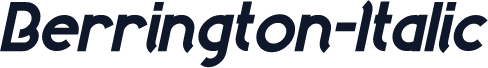 Berrington-Italic
