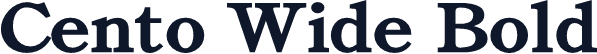 Cento Wide Bold