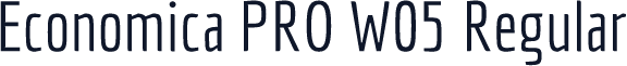 Economica PRO W05 Regular