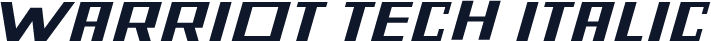 Warriot Tech Italic