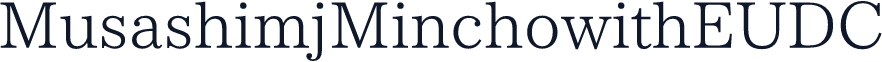 MusashimjMinchowithEUDC