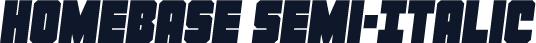 Homebase Semi-Italic