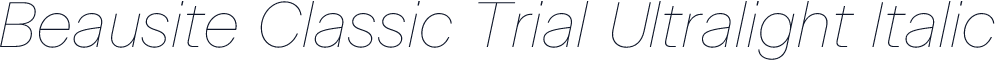 Beausite Classic Trial Ultralight Italic