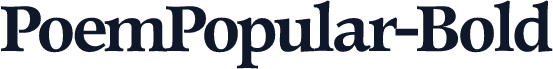 PoemPopular-Bold