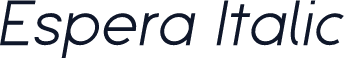 Espera Italic