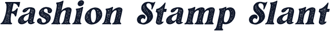 Fashion Stamp Slant