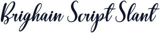 Brighain Script Slant