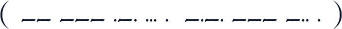 摩尔斯电码体（Morse code）