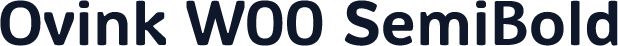 Ovink W00 SemiBold