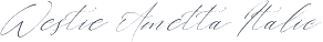 Westie Ametta Italic