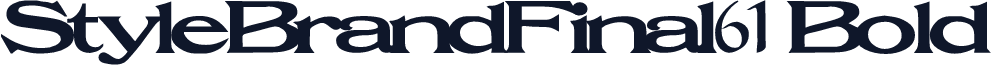 StyleBrandFinal61 Bold