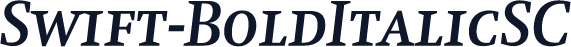 Swift-BoldItalicSC