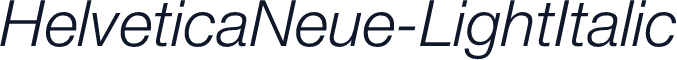 HelveticaNeue-LightItalic