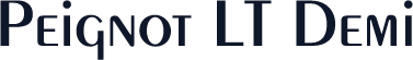 Peignot LT Demi