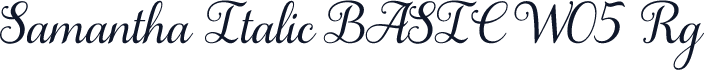 Samantha Italic BASIC W05 Rg