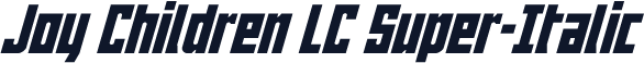 Joy Children LC Super-Italic