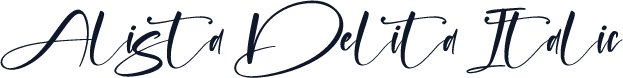Alista Delita Italic