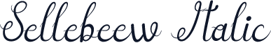 Sellebeew Italic