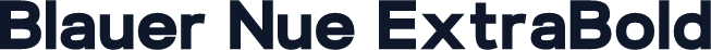 Blauer Nue ExtraBold