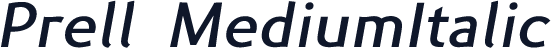 Prell-MediumItalic