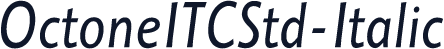 OctoneITCStd-Italic