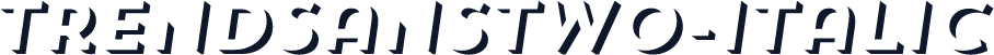 TrendSansTwo-Italic