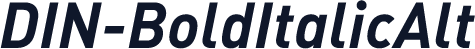DIN-BoldItalicAlt