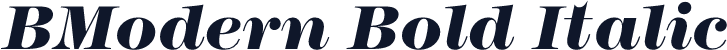 BModern Bold Italic