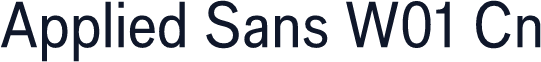 Applied Sans W01 Cn