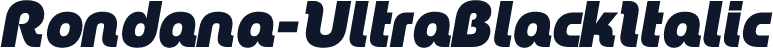 Rondana-UltraBlackItalic