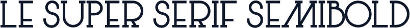 Le Super Serif SemiBold