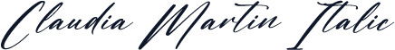 Claudia Martin Italic