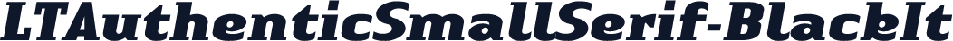 LTAuthenticSmallSerif-BlackIt