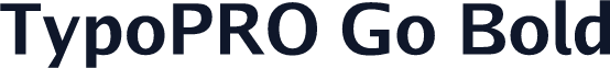 TypoPRO Go Bold