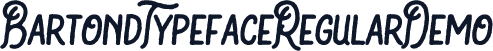 BartondTypefaceRegularDemo